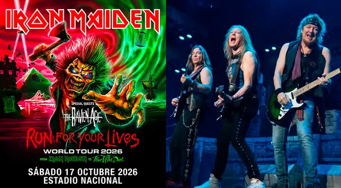 Iron Maiden, la leyenda del heavy metal, regresa a Perú este 17 de octubre de 2026. Iron Maiden, la leyenda del heavy metal, regresa a Perú este 17 de octubre de 2026.
