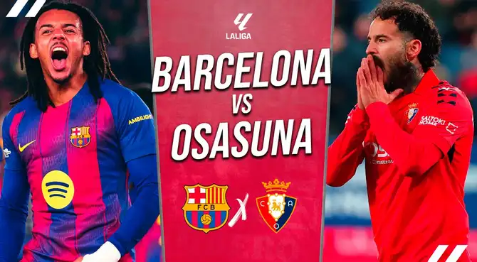 Barcelona enfrenta a Osasuna en busca de consolidarse en LaLiga Barcelona enfrenta a Osasuna en busca de consolidarse en LaLiga
