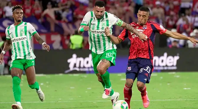 Atlético Nacional y Medellín juegan este sábado por la final de ida de la Copa Colombia 2025. Atlético Nacional y Medellín juegan este sábado por la final de ida de la Copa Colombia 2025.