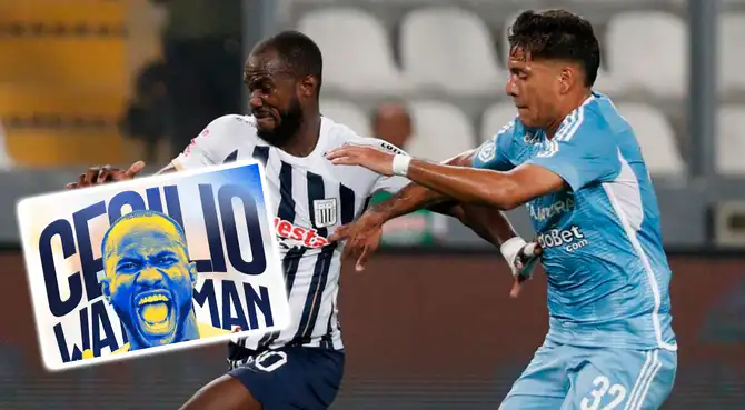Cecilio Waterman, ex Alianza Lima, ahora defenderá a club rival de Copa Libertadores de Sporting Cristal.