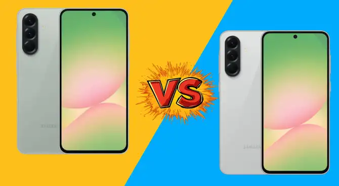 Conoce las características, diferencias y similitudes entre el Samsung Galaxy A57 de 2026 y Samsung Galaxy A56 de 2025.