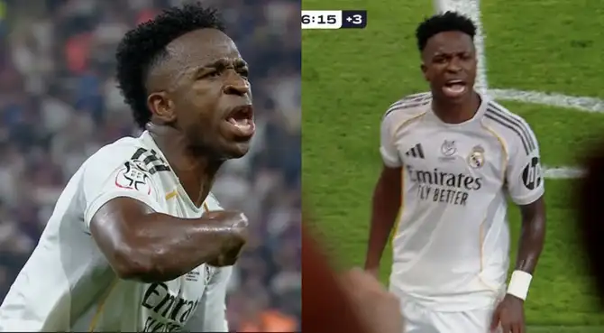 Vinicius Jr anotó el empate 1-1 de Real Madrid ante Barcelona