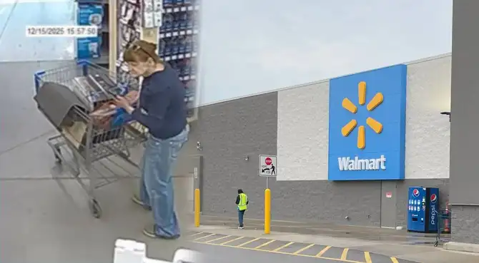 Agentes de Douglas buscan a un sospechoso de robos en Walmart.