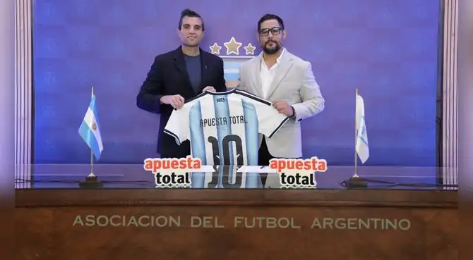 Apuesta Total y la selección argentina sellan una alianza de alcance global. Fuente: Difusión.