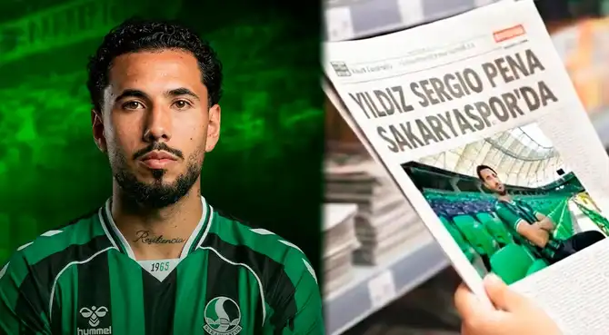 Sergio Peña fue anunciado como jugador de Sakaryaspor de Turquía