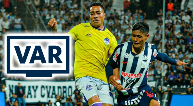 Fallo del VAR se reportó en el Alianza Lima vs Comerciantes Unidos.