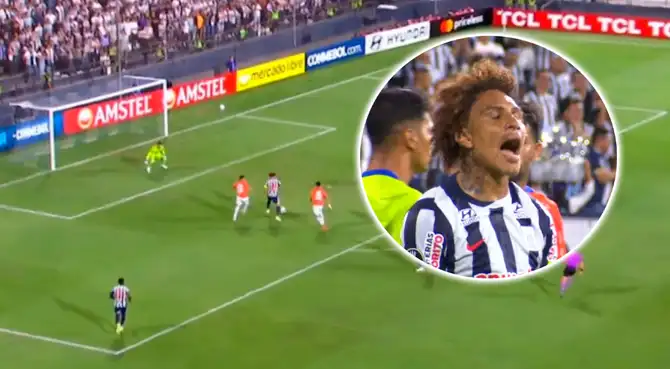 Paolo Guerrero se pierde gol de Alianza Lima ante 2 de Mayo.