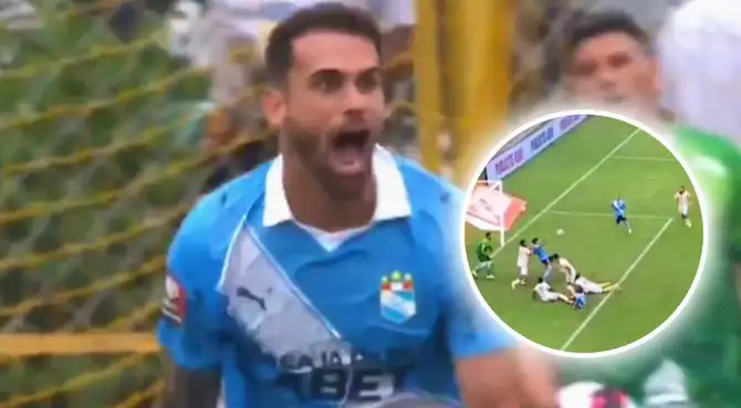 Felipe Vizeu marcó el 1-0 de Sporting Cristal ante Juan Pablo II en Chongoyape