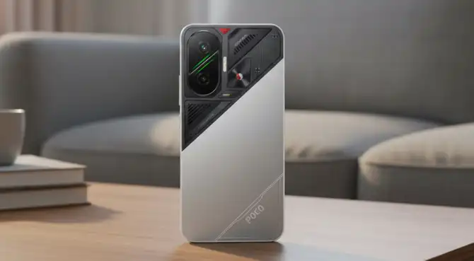 Este celular tiene diseño futurista que atrae a muchos.