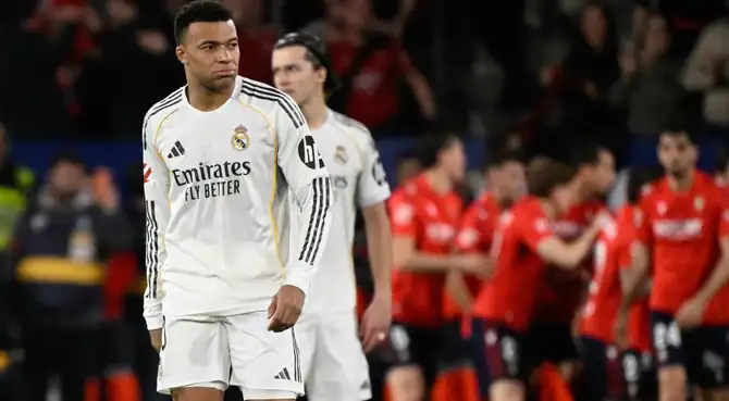 Real Madrid sumó una dura derrota en casa de Osasuna
