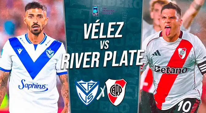 River Plate visita a Vélez por la fecha 6 de la Liga Profesional 2026