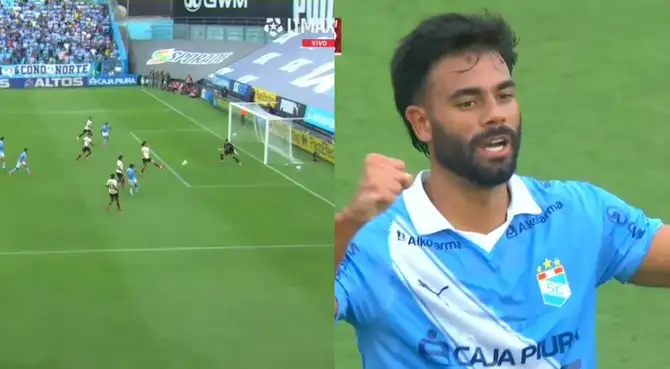 Leandro Sosa descontó para Sporting Cristal.