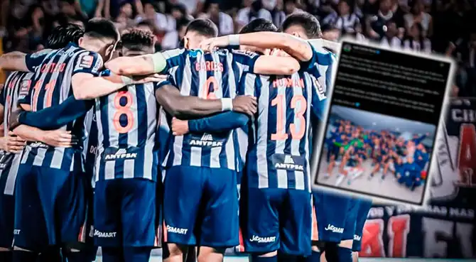 Integrante de Alianza Lima impacta con mensaje de despedida