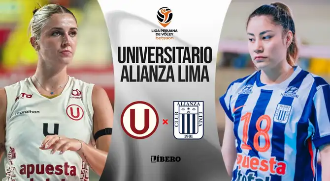 Universitario y Alianza Lima se enfrentan por la Liga Peruana de Vóley Universitario y Alianza Lima se enfrentan por la Liga Peruana de Vóley