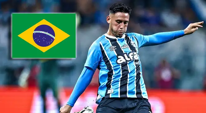 Erick Noriega jugó en la goleada de Gremio ante Internacional.