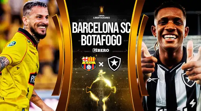 Barcelona SC vs Botafogo juegan por la fase 3 de la Copa Libertadores 2026.