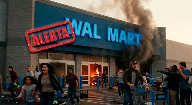 Incendio dentro de Walmart en Arizona causa alarma entre clientes y trabajadores.