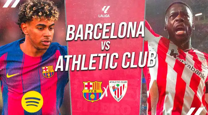 Barcelona juega contra Athletic Bilbao por una nueva jornada de LaLiga.