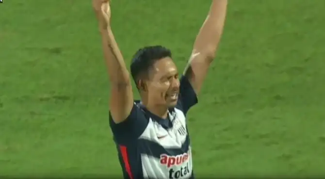 Renzo Garcés anotó el 3-1 de Alianza Lima sobre Melgar