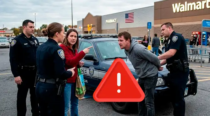 Arrestan a hombre por actos indecentes en el estacionamiento de un Walmart.