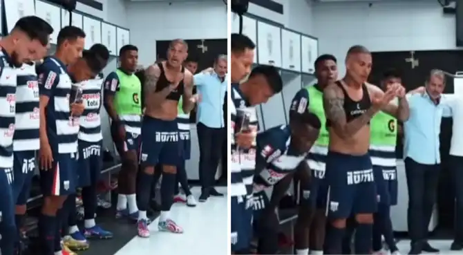 Paolo Guerrero dio emotivo discurso a sus compañeros. Foto: composición Líbero/De contra Perú