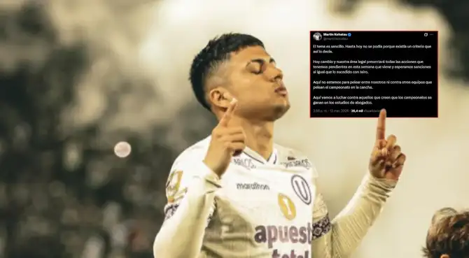 Jairo Concha fue suspendido por 2 fechas. Foto: composición Líbero/Instagram/X