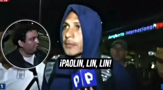 Paolo Guerrero protagonizó tenso momento con hincha en aeropuerto.