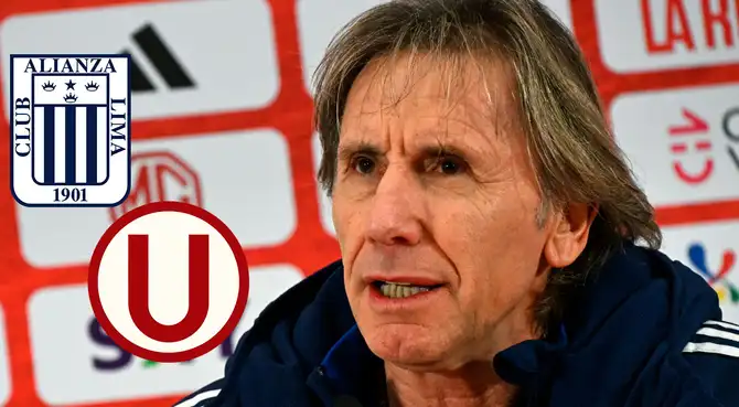 Ricardo Gareca no dudó en expresar su cariño por Universitario y habló de Alianza Lima.