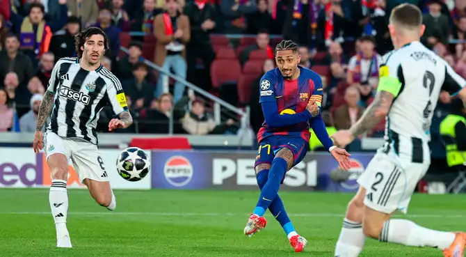 Barcelona vs. Newcastle EN VIVO ONLINE GRATIS por los octavos de final de la Champions League.