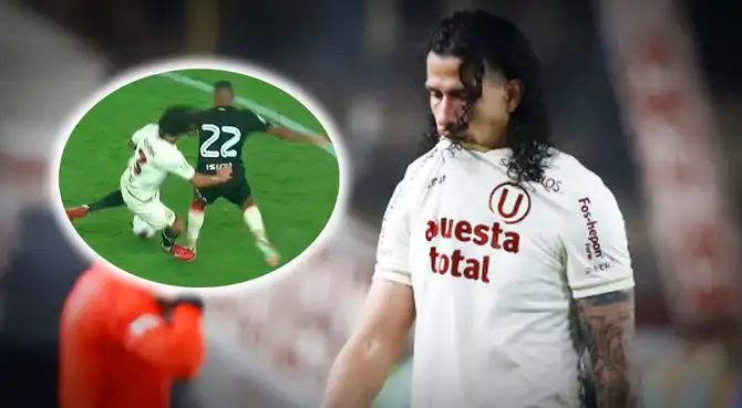 Se confirmó castigo que recibió Williams Riveros tras ser expulsado por dura falta ante UTC Se confirmó castigo que recibió Williams Riveros tras ser expulsado por dura falta ante UTC