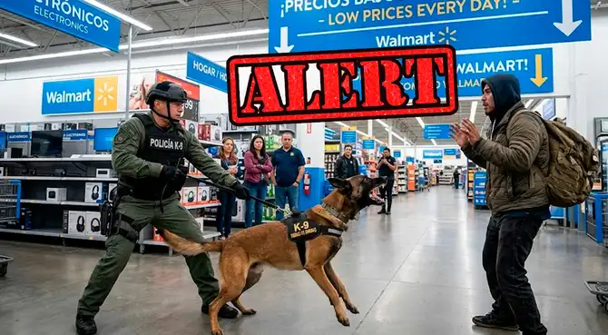 Amenaza de bomba en Walmart de Ohio activa unidad canina. Amenaza de bomba en Walmart de Ohio activa unidad canina.