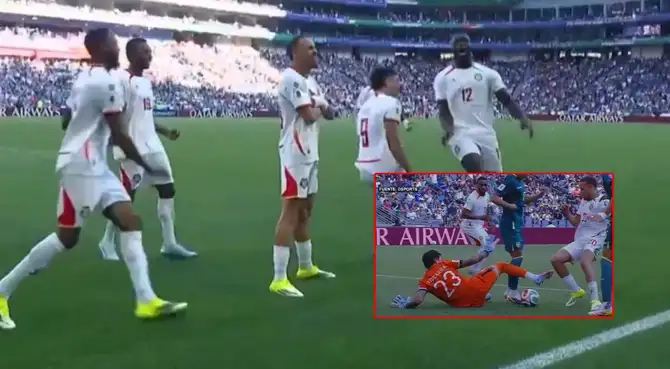 Liam Van Gelderen anotó el 1-0 de Surinam. Liam Van Gelderen anotó el 1-0 de Surinam.