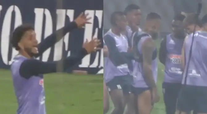 Así reaccionaron los futbolistas de Alianza Lima durante incidentes en el banderazo de Matute