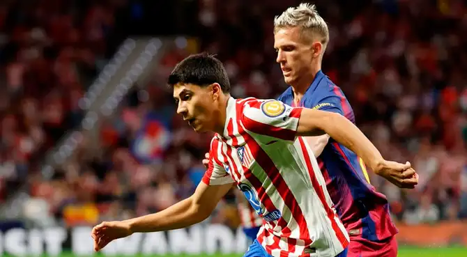 Atlético de Madrid vs. Barcelona EN VIVO ONLINE GRATIS por la fecha 30 de LaLiga EA Sports 2025-2026.