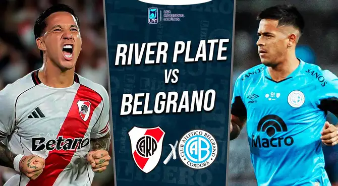 River Plate vs Belgrano se enfrentan EN VIVO y EN DIRECTO por la Liga Profesional