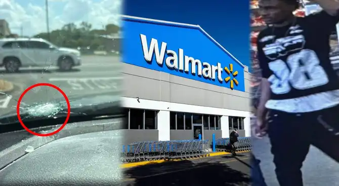 Se realizaron disparos contra varios vehículos en el Walmart de Gadsden.