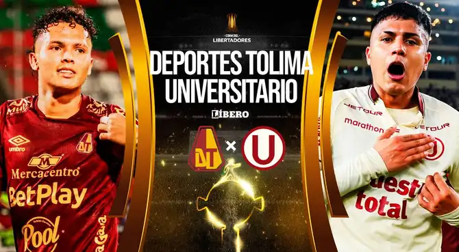 Universitario vs. Deportes Tolima por la primera fecha del Grupo B de la Copa Libertadores.