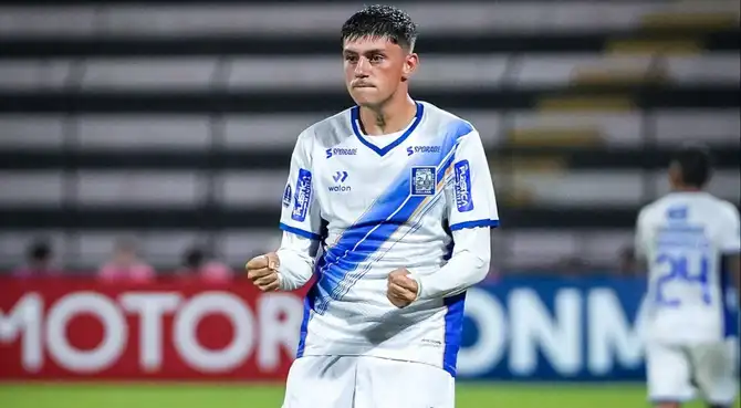 Valentín Robaldo anotó el 1-1 de Alianza Atlético ante Tigre por la Copa Sudamericana