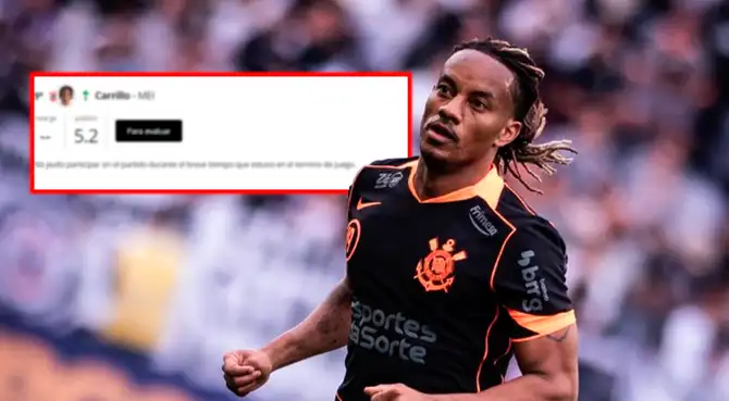 Así calificó la prensa brasileña a André Carrillo. Foto: composición Líbero/IG/ge.globo