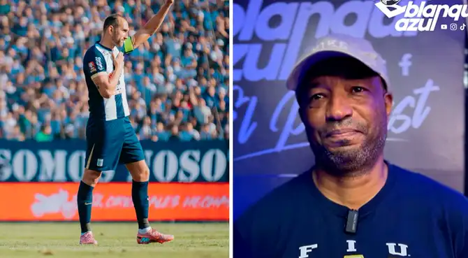Waldir Sáenz tuvo irónica reacción tras ser comparado con Hernán Barcos. Foto: composición Líbero/Corner Blanquiazul/IG
