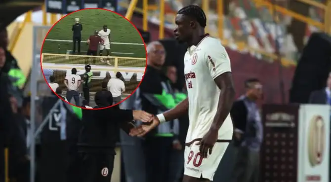 Sekou Gassama salió de la cancha abucheado por los hinchas de Universitario - VIDEO