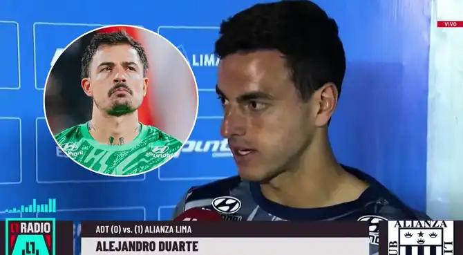 Alejandro Duarte y su fuerte comentario.