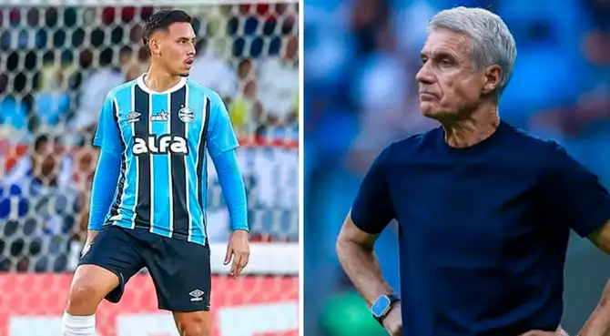 El entrenador de Gremio tuvo palabras positivas sobre el rendimiento de Erick Noriega. Foto: composición Líbero/IG