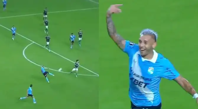 Juan González anotó el 1-1 de Sporting Cristal ante Palmeiras por Copa Libertadores