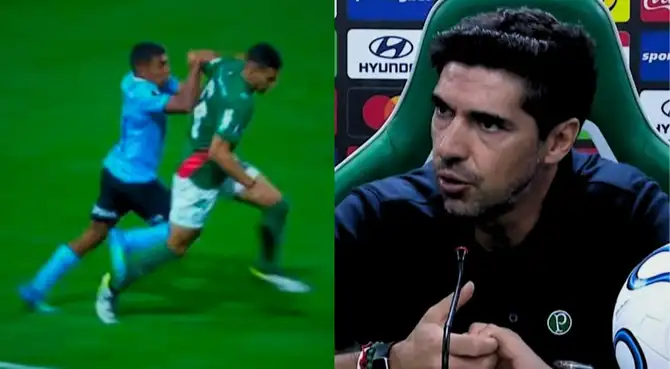 Abel Ferreira, DT de Palmeiras, dio fuerte comentario sobre el polémico penal cobrado ante Sporting Cristal