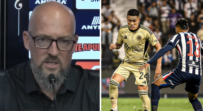 DT de Cusco FC tuvo fuerte calificativo sobre la derrota ante Alianza: “Vergüenza…”