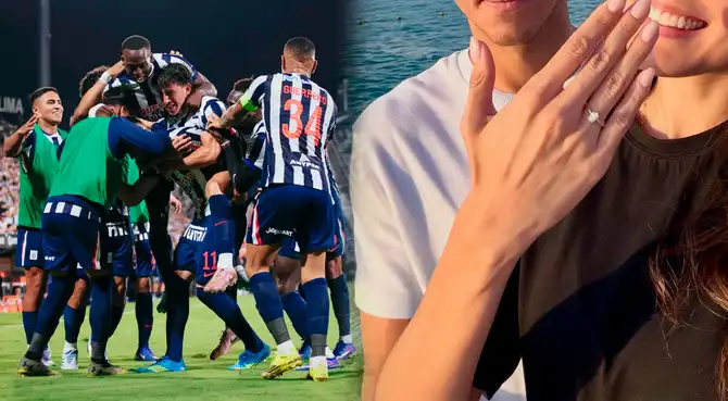 Futbolista de Alianza Lima anuncia su compromiso con su novia.