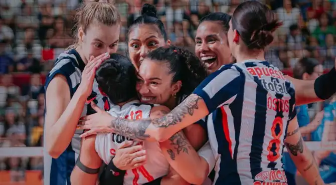 Alianza Lima perdió la primera final de la Liga Peruana de Vóley ante la San Martín.