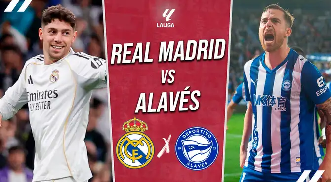 Real Madrid vs Alavés EN VIVO por LaLiga EA Sports.