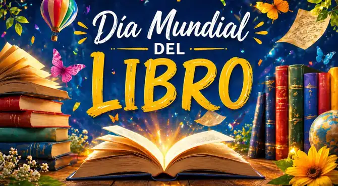 El Día Mundial del Libro y del Derecho de Autor se celebra cada 23 de abril.